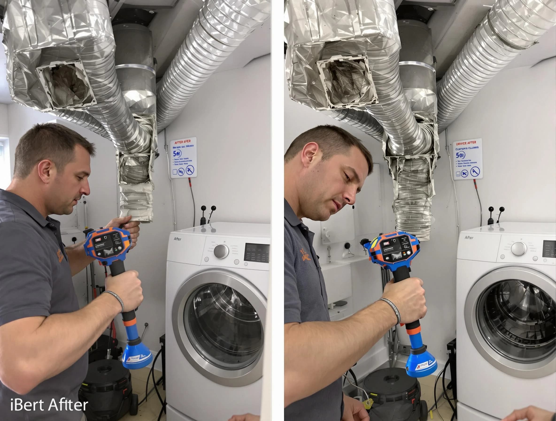 Professional clogged vent cleaning by San Bernardino Dryer Vent Cleaning in San Bernardino