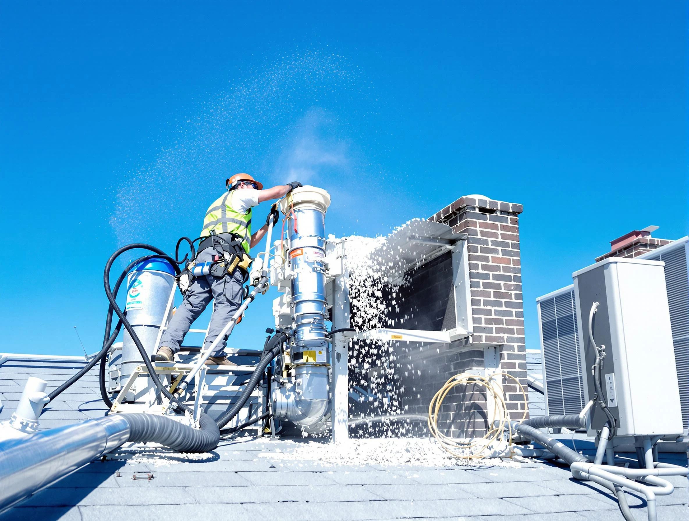 Expert roof dryer vent cleaning by San Bernardino Dryer Vent Cleaning in San Bernardino