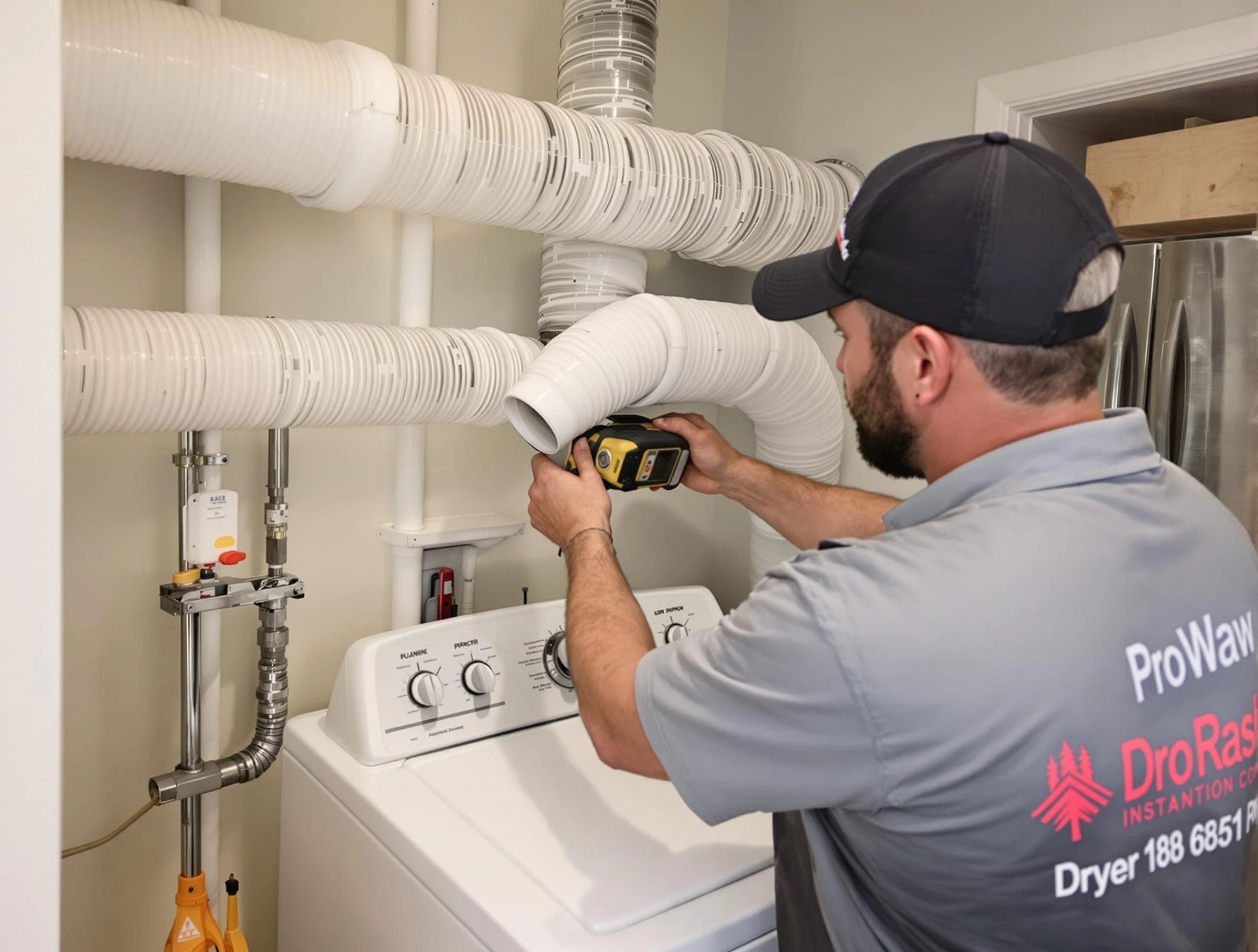 Professional dryer vent hose installation by San Bernardino Dryer Vent Cleaning in San Bernardino