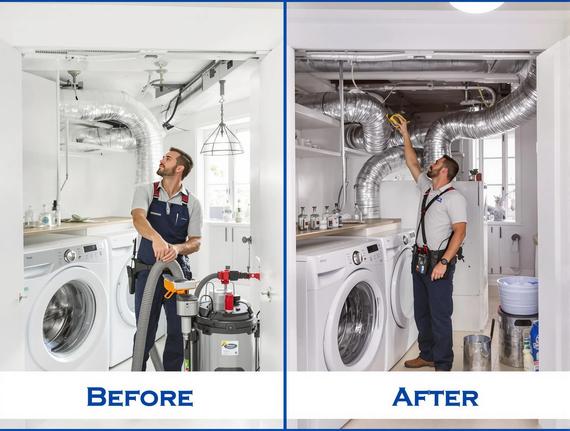 Expert gas dryer vent cleaning by San Bernardino Dryer Vent Cleaning in San Bernardino