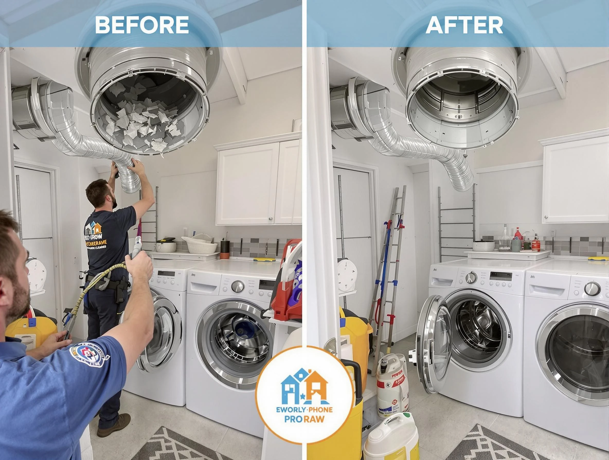 Residential dryer vent cleaning by San Bernardino Dryer Vent Cleaning in San Bernardino